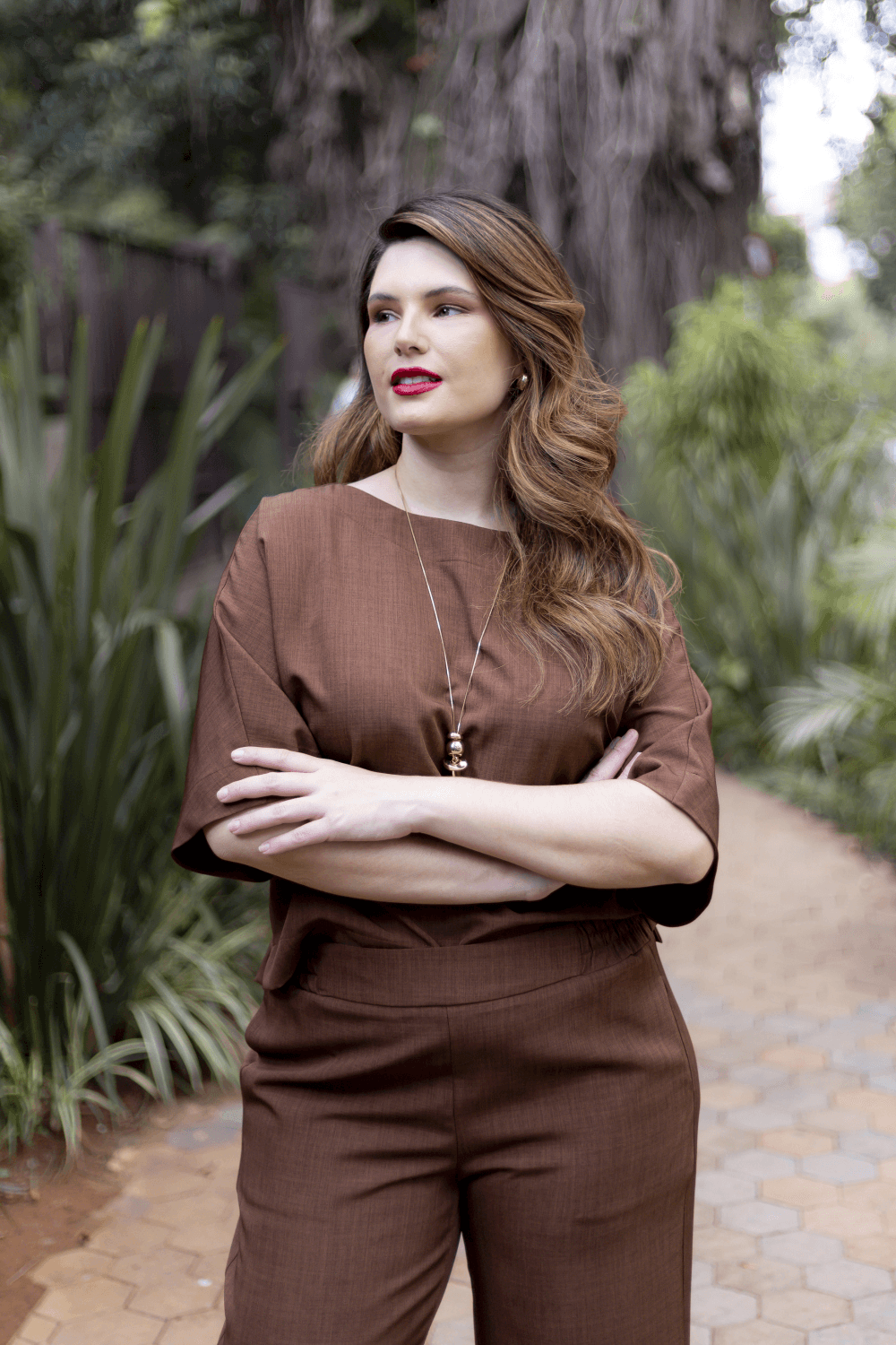 BLUSA PLUS SIZE FEMININO MANGA 3/4 ALFAIATARIA ACOLHER